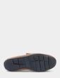 Pegasus Wide Fit Leather Driving Shoe - Tan