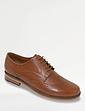 Pegasus Wide Fit Leather Brogue - Tan