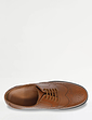 Pegasus Wide Fit Leather Brogue - Tan