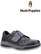 Hush Puppies Fabian Wide Fit Leather Shoe Black