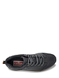 Mens Catesby Leather Lace Walking Shoe With Contrast Trim - Black