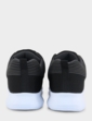 Pegasus Wide Fit Touch Fasten Lightweight Trainer - Black
