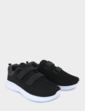 Pegasus Wide Fit Touch Fasten Lightweight Trainer - Black