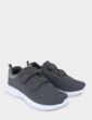 Pegasus Wide Fit Touch Fasten Lightweight Trainer - Grey