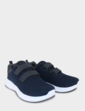 Pegasus Wide Fit Touch Fasten Lightweight Trainer - Navy