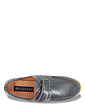 Pegasus Wide Fit Leather Touch Fasten Boat Shoe - Navy