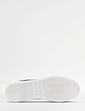 Pegasus Wide Fit Leather Lace Trainer - Navy