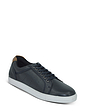 Pegasus Wide Fit Leather Lace Trainer - Navy