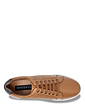 Pegasus Wide Fit Leather Lace Trainer - Tan