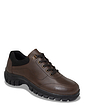 Pegasus Leather Waterproof Wide Fit Hiker Shoes Brown