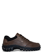 Pegasus Leather Waterproof Wide Fit Hiker Shoes Brown