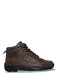 Pegasus Waterproof Leather Sherpa Lined Boots With Side Zip - Brown