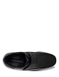 Pegasus Premium Comfort Leather Touch Fasten Shoes - Black
