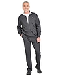 Pegasus Fleece Knitted Tracksuit  Charcoal