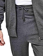 Pegasus Fleece Knitted Tracksuit  Charcoal