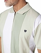 Pegasus Cotton Rich Stretch Knitted Polo With Zip Neck