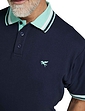 Pegasus 2 Pack Cotton Pique Polo With Tipping - Navy