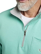 Pegasus Quarter Zip Fleece Sweatshirt - Mint