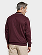 Pegasus Polo Sweatshirt With Chest Pocket - Burgundy