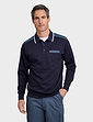 Pegasus Polo Sweatshirt With Chest Pocket - Navy