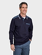 Pegasus Polo Sweatshirt With Chest Pocket - Navy