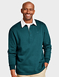 Pegasus Fleece Rugby Shirt - Forest Green