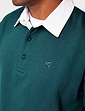 Pegasus Fleece Rugby Shirt - Forest Green