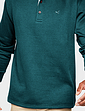 Pegasus Fleece Rugby Shirt - Forest Green