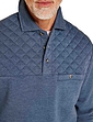 Pegasus Polo Quilted Sweatshirt With Chest Pocket Denim