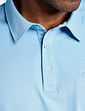 Pegasus Cut and Sew Polo with Tailored Collar - Sky