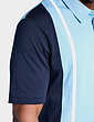 Pegasus Cut and Sew Polo with Tailored Collar - Sky