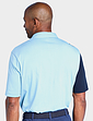 Pegasus Cut and Sew Polo with Tailored Collar - Sky