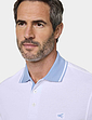 Pegasus 2 Pack Cotton Knitted Pique Polo with Tipping - Sky