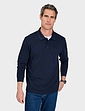 Pegasus 2 Pack Long Sleeve Polo Shirt - Navy