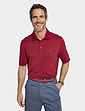 Pegasus 2 Pack Stripe and Plain Pique Polo - Red