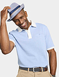 Pegasus Textured Polo - Sky