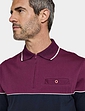 Pegasus Zip Neck Polo - Burgundy