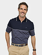 Pegasus Zip Neck Polo - Navy