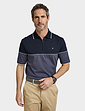 Pegasus Zip Neck Polo - Navy