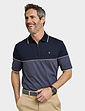 Pegasus Zip Neck Polo - Navy