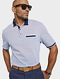 Pegasus 2 Pack Printed Plain Polo - Navy