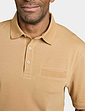 Pegasus 2 Pack Printed Plain Polo - Tan