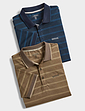 Regatta Kildra Stripe Polo - Moonlit Denim