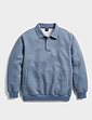 Pegasus Quilted Sweatshirt - Denim