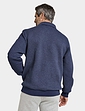 Pegasus Quilted Sweatshirt - Navy