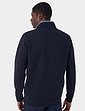 Crew Clothing Zip Sweatshirt - Navy