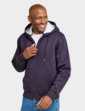 Pegasus Sherpa Lined Hoodie - Navy
