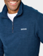 Regatta Thompson Marl Quarter Zip Fleece - Moonlit Denim