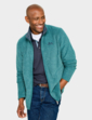 Weird Fish Full Zip Grid Jacket - Green