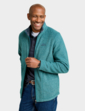 Weird Fish Full Zip Grid Jacket - Green